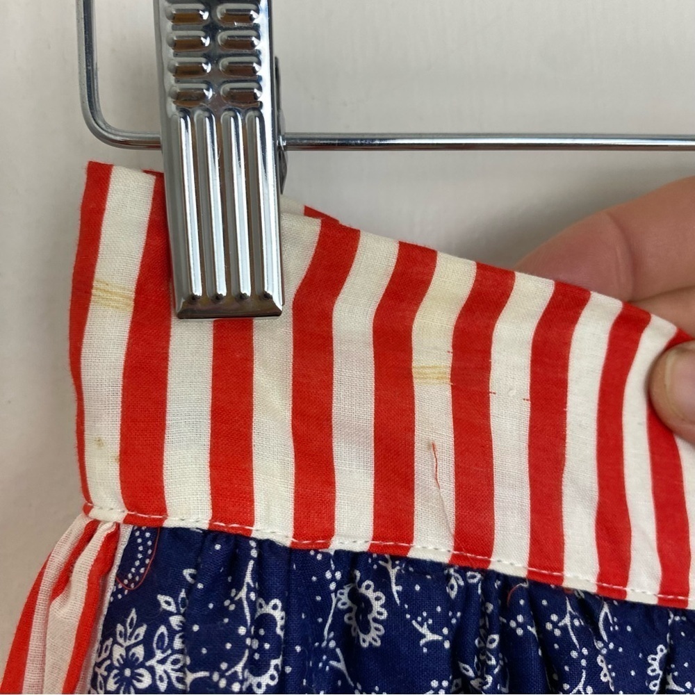 Vintage 70s Ellen Tracy Americana Maxi Skirt - Picture 5 of 7